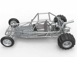 Old school Sand Rail buggy Scale 1 to 25 3D-printmodel