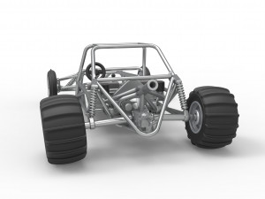 Old school Sand Rail buggy Scale 1 to 25 3D-printmodel