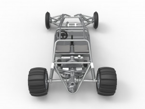 Old school Sand Rail buggy Scale 1 to 25 3D-printmodel