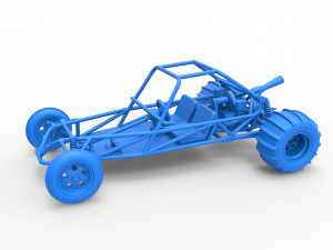 Old school Sand Rail buggy Scale 1 to 25 3D-printmodel