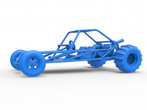 Old school Sand Rail buggy Scale 1 to 25 3D-printmodel