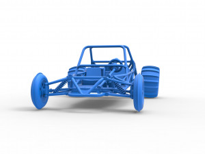 Old school Sand Rail buggy Scale 1 to 25 3D-printmodel