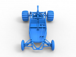 Old school Sand Rail buggy Scale 1 to 25 3D-printmodel