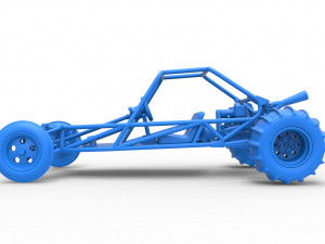Old school Sand Rail buggy Scale 1 to 25 3D-printmodel