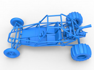 Old school Sand Rail buggy Scale 1 to 25 3D-printmodel
