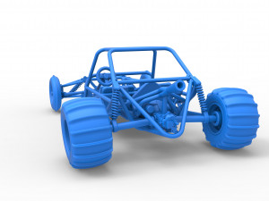 Old school Sand Rail buggy Scale 1 to 25 3D-printmodel