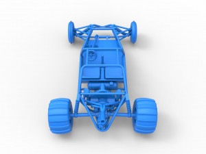 Old school Sand Rail buggy Scale 1 to 25 3D-printmodel