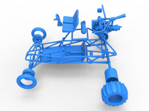 Old school Sand Rail buggy Scale 1 to 25 3D-printmodel