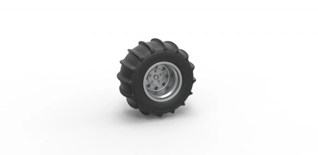 Rear wheel for Dune Buggy 6 Scale 1 to 25 3D Print Model .c4d .max .obj .3ds .fbx .stl .blend 