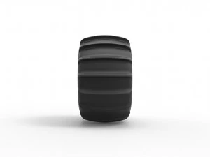 Rear wheel for Dune Buggy 6 Scale 1 to 25 3D Print Model