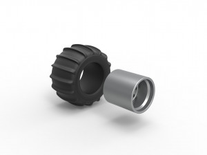 Rear wheel for Dune Buggy 6 Scale 1 to 25 3D प्रिंट मॉडल