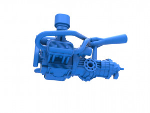 Engine for Sand Rail buggy Scale 1 to 25 Modèles 3D en vedette