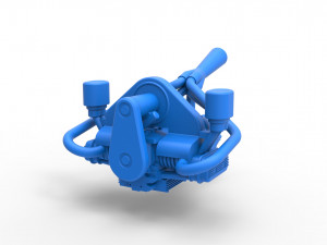 Engine for Sand Rail buggy Scale 1 to 25 Modèles 3D en vedette