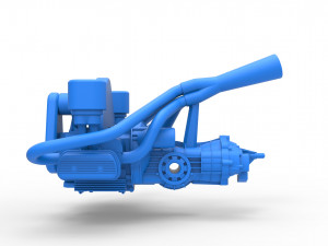 Engine for Sand Rail buggy Scale 1 to 25 Modèles 3D en vedette