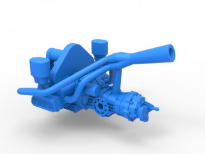 Engine for Sand Rail buggy Scale 1 to 25 Modèles 3D en vedette