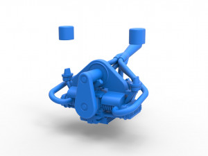 Engine for Sand Rail buggy Scale 1 to 25 Modèles 3D en vedette