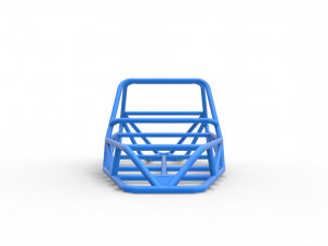 Frame for old school Sand Rail buggy Scale 1 to 25 3D Druckmodell