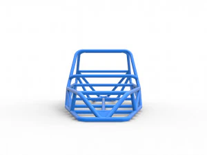 Frame for old school Sand Rail buggy Scale 1 to 25 3D Print Model