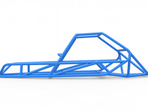 Frame for old school Sand Rail buggy Scale 1 to 25 3D Druckmodell
