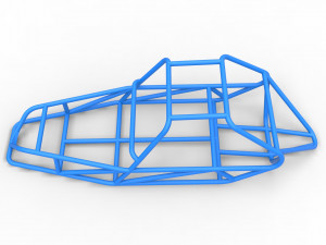 Frame for old school Sand Rail buggy Scale 1 to 25 3D Druckmodell