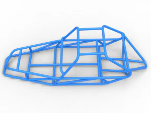 Frame for old school Sand Rail buggy Scale 1 to 25 3D Print Model