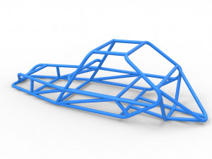 Frame for old school Sand Rail buggy Scale 1 to 25 3D Druckmodell
