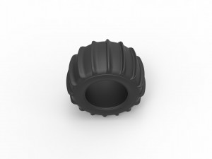 Dune buggy rear tire 6 Scale 1 to 25 Modelo de impresión 3D