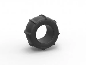 Dune buggy rear tire 7 Scale 1 to 25 3D Print Model