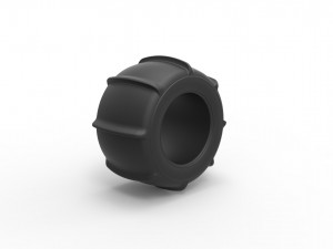 Dune buggy rear tire 7 Scale 1 to 25 Model do druku 3D