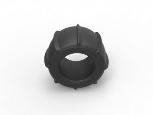 Dune buggy rear tire 7 Scale 1 to 25 Model do druku 3D