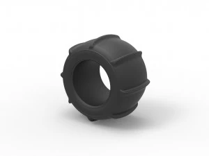 Dune buggy rear tire 7 Scale 1 to 25 3D Print Model