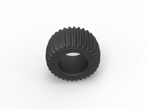 Dune buggy rear tire 8 Scale 1 to 25 3Dプリントモデル