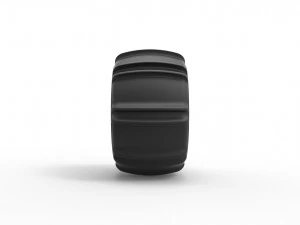 Neum&aacute;tico trasero para buggy 9 Escala 1 a 25 Modelo de impresión 3D