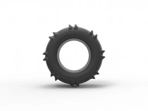 Neum&aacute;tico trasero para buggy 9 Escala 1 a 25 Modelo de impresión 3D