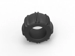 Neum&aacute;tico trasero para buggy 9 Escala 1 a 25 Modelo de impresión 3D