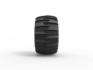 Dune buggy rear tire 10 Scale 1 to 25 3D printmodel
