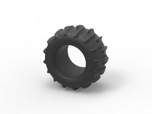 Dune buggy rear tire 10 Scale 1 to 25 3D printmodel