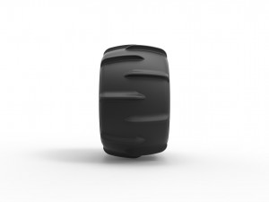 Dune buggy rear tire 11 Scale 1 to 25 Model Cetak 3D