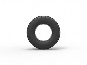 Dune buggy rear tire 12 Scale 1 to 25 3D Print Model