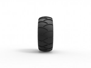 Tire for sand and snow 2 Scale 1 to 25 Model Cetak 3D