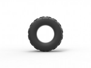 Tire for sand and snow 2 Scale 1 to 25 Model Cetak 3D