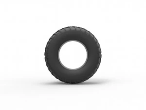 Tire for sand and snow 3 Scale 1 to 25 3D Print Model