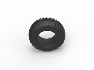 Tire for sand and snow 3 Scale 1 to 25 3D प्रिंट मॉडल