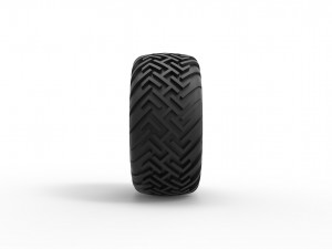 Dune buggy rear tire 16 Scale 1 to 25 3D printmodel