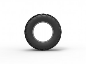 Dune buggy rear tire 17 Scale 1 to 25 3D Baskı Modeli