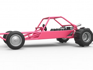 Old school Sand Rail buggy Version 2 Scale 1 to 25 3D-printmodel