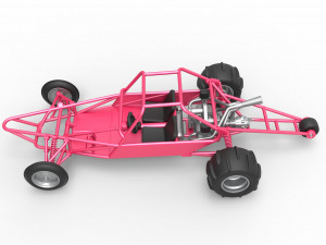 Old school Sand Rail buggy Version 2 Scale 1 to 25 3D-printmodel
