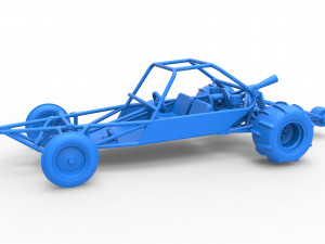 Old school Sand Rail buggy Version 2 Scale 1 to 25 3D-printmodel