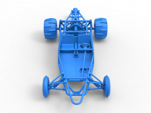 Old school Sand Rail buggy Version 2 Scale 1 to 25 3D-printmodel