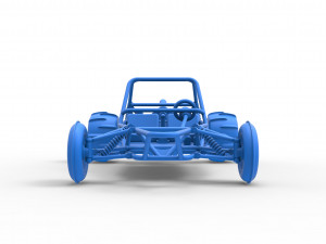 Old school Sand Rail buggy Version 2 Scale 1 to 25 3D-printmodel